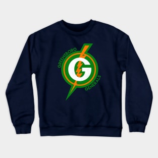 Defunct Greensboro Generals Hockey 1959-1977 Crewneck Sweatshirt